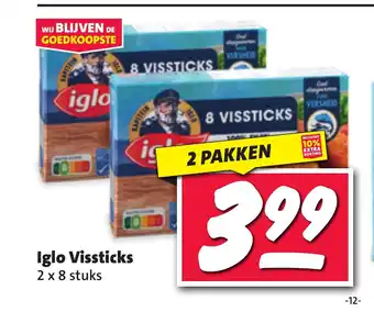 Nettorama Iglo Vissticks aanbieding