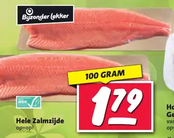 Nettorama Hele Zalmzijde 100 GRAM aanbieding