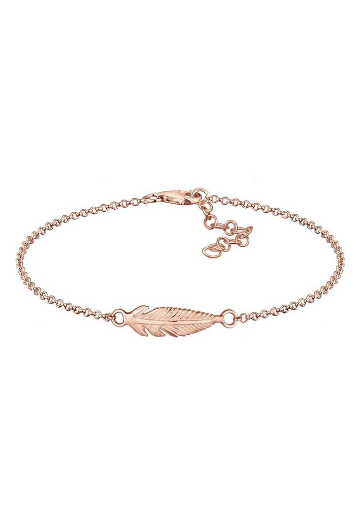 Veer hanger met ketting - zilver
