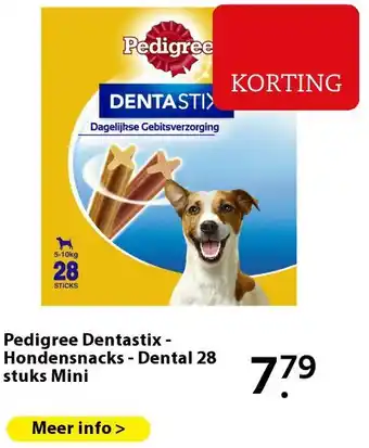 Pets Place Pedigree Dentastix - Hondensnacks - Dental 28 stuks Mini aanbieding