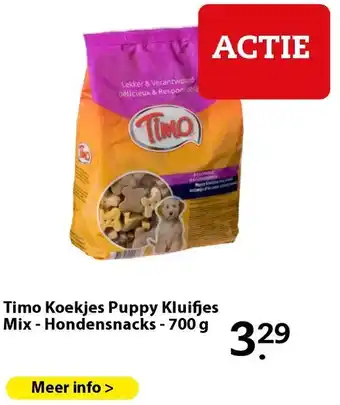 Pets Place Timo Koekjes Puppy Kluifjes Mix - Hondensnacks - 700 g aanbieding