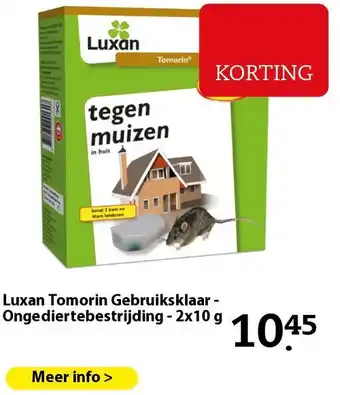 Pets Place Luxan Tomorin Gebruiksklaar - Ongediertebestrijding - 2x10 g aanbieding