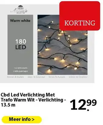 Pets Place Cbd Led Verlichting Met Trafo Warm Wit - Verlichting - 13.5 m aanbieding