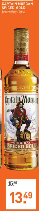 Gall & Gall Captain morgan spiced gold 70 cl aanbieding