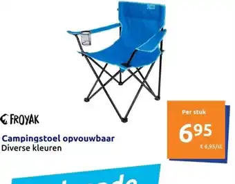 Action Campingstoel opvouwbaar aanbieding