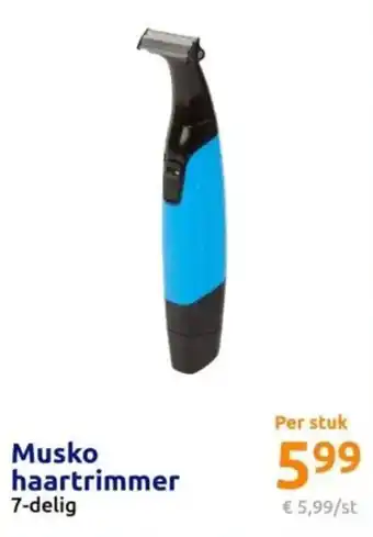 Action Musko haartrimmer 7-delig aanbieding