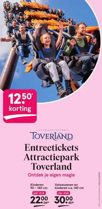 Etos TOVERLAND Entreetickets kinderen 90- 140 cm aanbieding