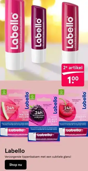 Etos Labello aanbieding