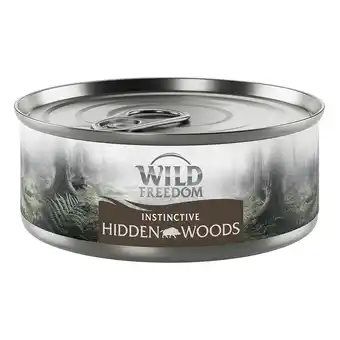 Zooplus 6x70g Hidden Woods Wild Zwijn Wild Freedom Kattenvoer aanbieding