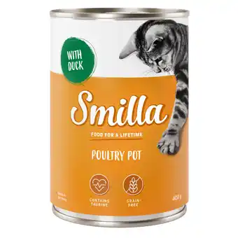 Zooplus 6x400g Verjaardagseditie Gevogeltepannetje Zacht gevogelte met eend Smilla Kattenvoer aanbieding