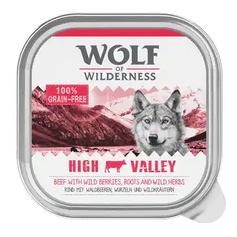 Zooplus 6x300g Adult High Valley rund Wolf of Wilderness Hondenvoer aanbieding