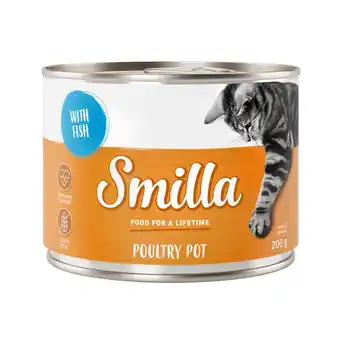 Zooplus 6x200g Gevogeltepannetje Mals Gevogelte met Vis Smilla Kattenvoer aanbieding