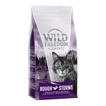 Zooplus 2kg Adult Rough Storms Eend Wild Freedom Kattenvoer aanbieding