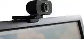 Bol.com Webcam Full HD 1080 p wide-angle met ingebouwde microfoon verstelbaar USB-direct power plug and play aanbieding