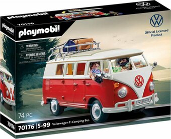 Bol.com PLAYMOBIL Volkswagen T1 campingbus - 70176 aanbieding