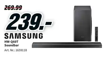 MediaMarkt Samsung HW-Q60T Soundbar aanbieding