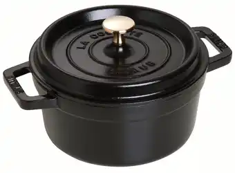 Bol.com Staub Braadpan Cocotte Zwart - ø 20 cm / 2.2 liter aanbieding