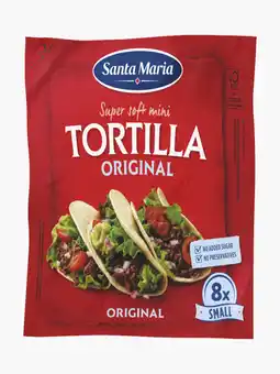 Flink Santa Maria Soft Tortilla Small 220g aanbieding
