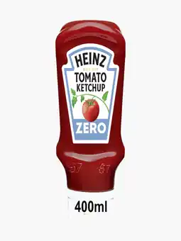 Flink Heinz Tomato ketchup 0% 400ml aanbieding