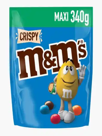 Flink M&M's Crispy 340g aanbieding