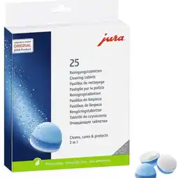 Koffievoordeel.nl Jura - Reinigingstabletten 3in1 - 25 stuks aanbieding