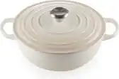 Bol.com Le Creuset Braadpan Signature - Marmite - Meringue - ø 26 cm / 4.1 liter aanbieding