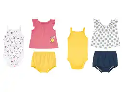Lidl lupilu Baby meisjes zomerset 3-delig, van zuiver biologisch katoen aanbieding
