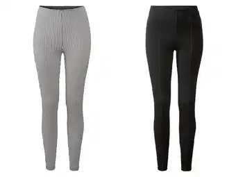 Lidl esmara Dames jegging, smal gesneden met hoge taille aanbieding