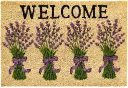 Intratuin HQ Hamat kokosmat Lavendar Ruco naturel 40 x 60 x 1 cm aanbieding