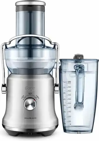 Amazon Sage - The Nutri Juicer Cold Plus, Geborsteld Roestvrij Staal aanbieding