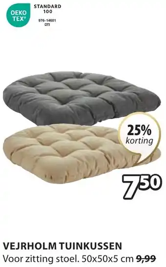 Jysk VEJRHOLM TUINKUSSEN 50x50x5 cm aanbieding