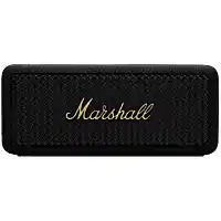 Amazon Marshall Emberton II draagbare Bluetooth-luidspreker, draadloos en waterbestendig - Zwart en Messing aanbieding