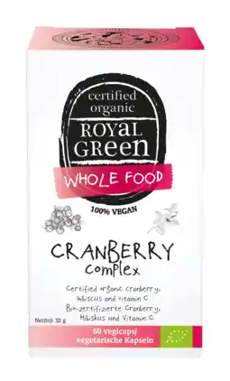 De Online Drogist Royal Green Cranberry Complex Vegicaps aanbieding