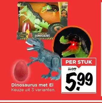 Vomar Voordeelmarkt Dinosaurus met ei aanbieding