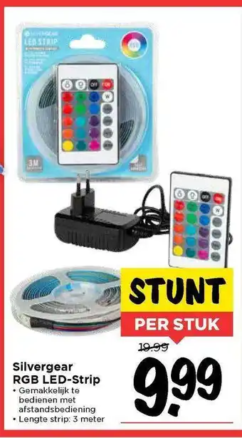 Vomar Voordeelmarkt Silvergear rgb led-strip aanbieding