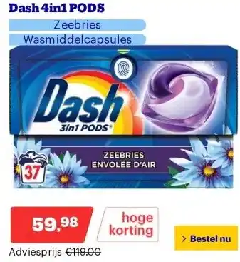 Bol.com Dash 4in1 PODS aanbieding