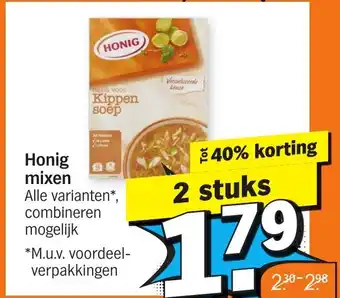 Albert Heijn Honig mixen aanbieding