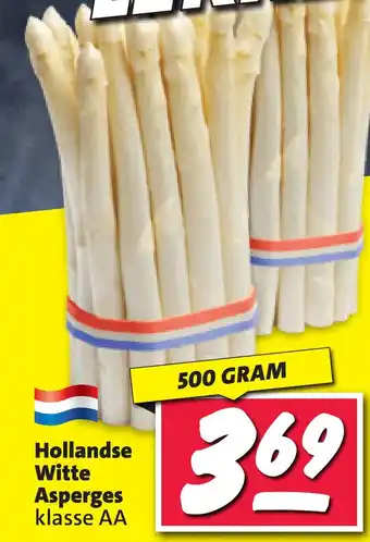 Nettorama Hollandse Witte Asperges aanbieding