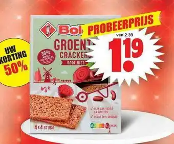 Dirk Bolletje groente crackers aanbieding