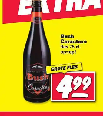 Nettorama Bush caractere 75 cl aanbieding