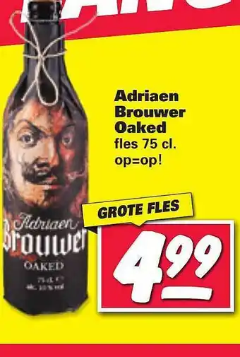 Nettorama Adriaen brouwer oaked 75 cl aanbieding