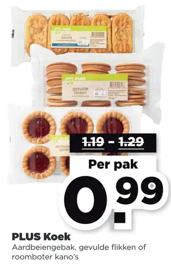 PLUS PLUS Koek aanbieding