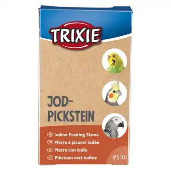 Zooplus 20g Trixie Jodium piksteen Vogel aanbieding