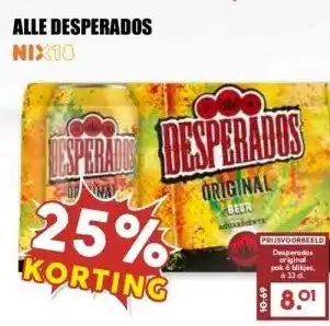 MCD Supermarkt ALLE DESPERADOS aanbieding