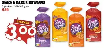 MCD Supermarkt SNACK A JACKS RIJSTWAFELS aanbieding