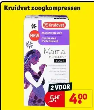 Kruidvat Kruidvat zoogkompressen aanbieding