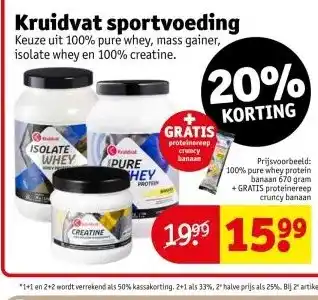 Kruidvat Kruidvat sportvoeding aanbieding