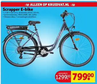 Kruidvat Scrapper E-bike aanbieding