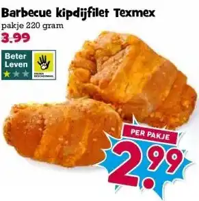 Boon`s Markt Barbecue kipdijfilet Texmex aanbieding