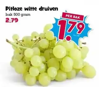 Boon`s Markt Pitloze witte druiven aanbieding